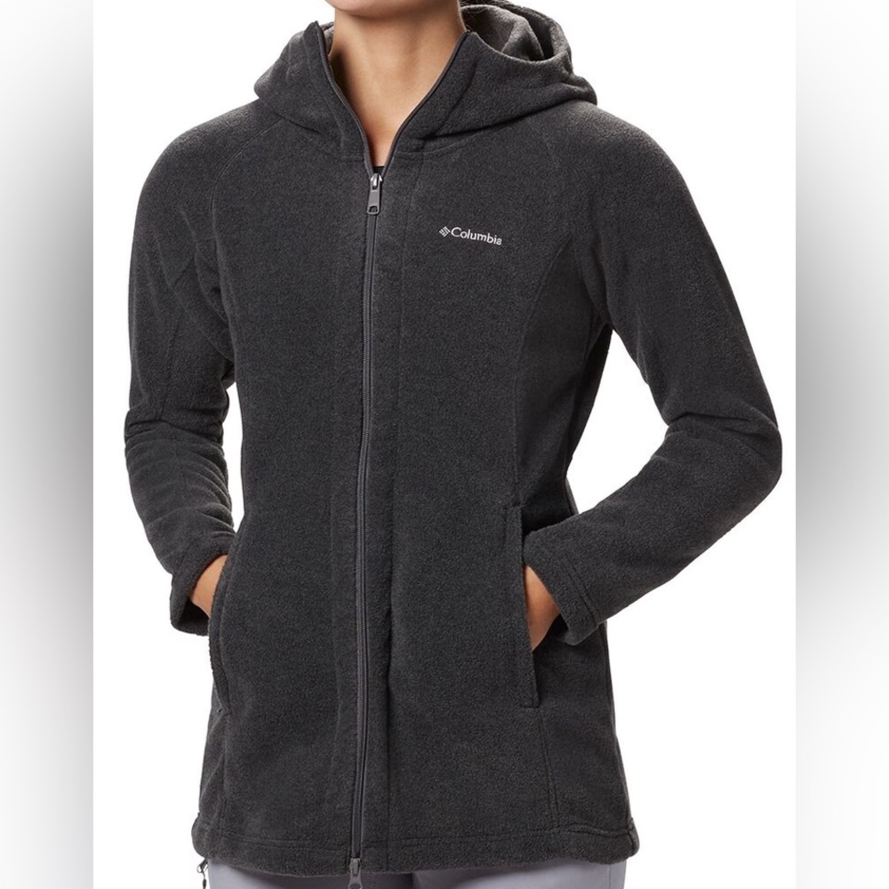 Bundle of TWO Benton Springs II Long Hooded Fleece Jackets - Size Small